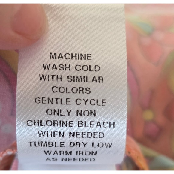 London Times Womens 20W Maxi Dress Orange Pink Paisley Medallion Sleeveless - Picture 10 of 10